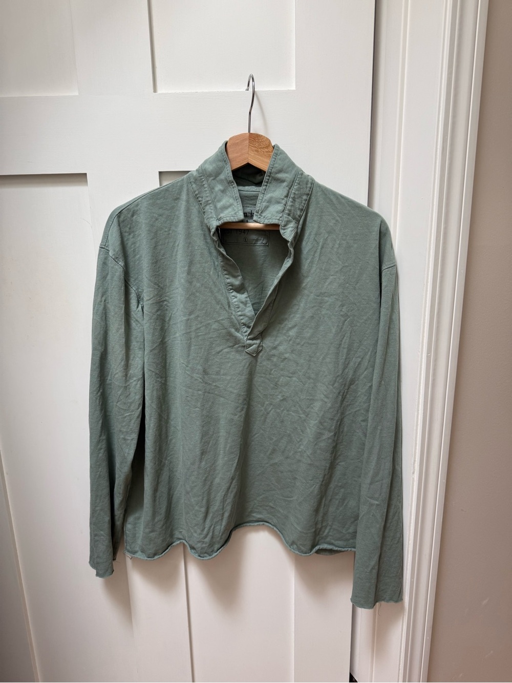 Frank & Eileen NWOT Jersey Patrick popover henley green large
